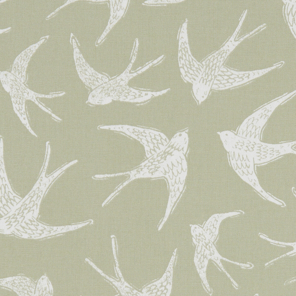 Fly Away Sage by Clarke And Clarke Fabric Clarke And Clarke Fabric Fly Away SageFabric CLARKE & CLARKE LAND & SEA COTTON - 100% Turkey </p><p>Repeat: H: 17.99, V: 24.8 54 - Fabric Carolina -