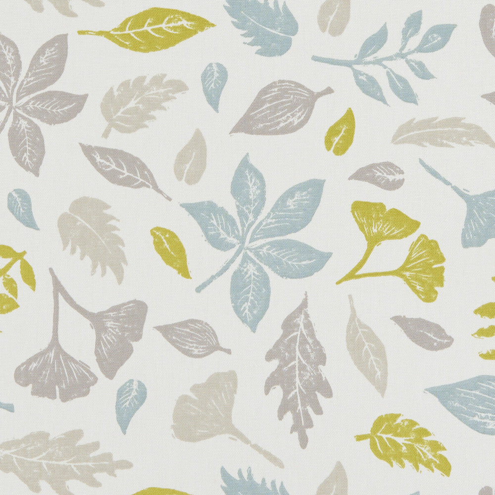 Hawthorn Mineral by Clarke And Clarke Designer Fabric CLARKE & CLARKE LAND & SEA COTTON - 100% Turkey MEDIUM Horizontal: 13.5 and Vertical: 12.4 54 - Swanky Fabrics -