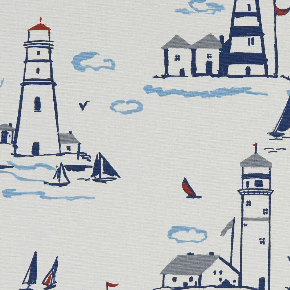 Lowestoft Marine by Clarke And Clarke Fabric Clarke And Clarke Fabric Lowestoft MarineFabric CLARKE & CLARKE LAND & SEA COTTON - 100% Turkey </p><p>Repeat: H: 26.97, V: 24.8 54 - Fabric Carolina -
