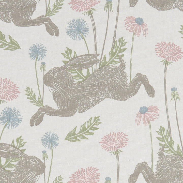 March Hare Pastel by Clarke And Clarke Fabric Clarke And Clarke Fabric March Hare PastelFabric CLARKE & CLARKE LAND & SEA COTTON - 100% Turkey </p><p>Repeat: H: 13.5, V: 12.4 54 - Fabric Carolina -