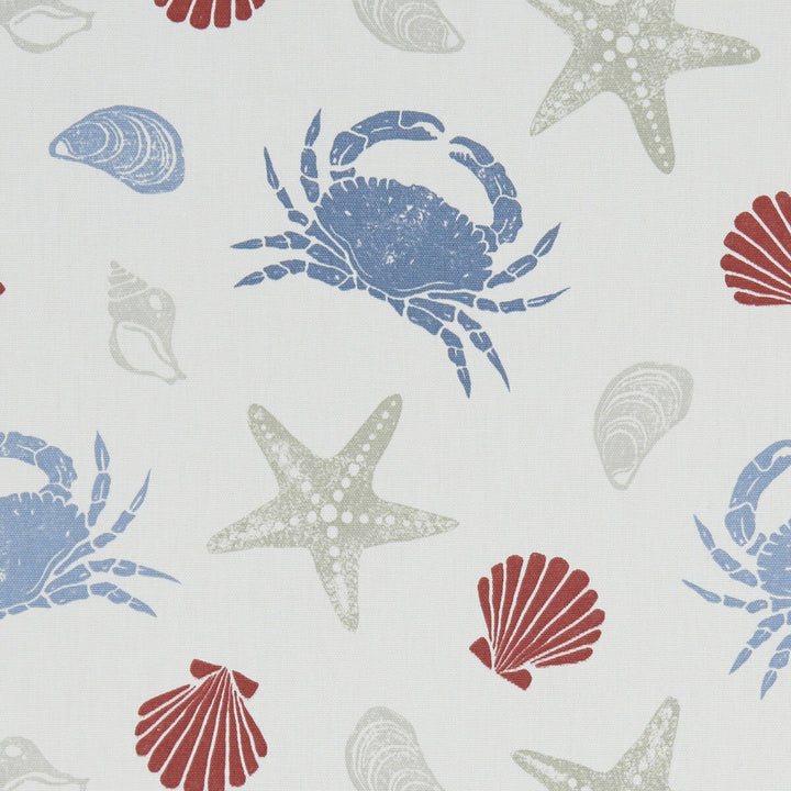Offshore Marine by Clarke And Clarke Fabric CLARKE & CLARKE LAND & SEA COTTON - 100% Turkey MEDIUM Horizontal: 13.5 and Vertical: 12.4 54 - Fabric Carolina -