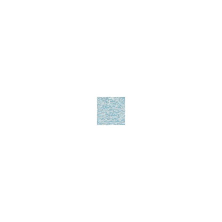 Surf Aqua by Clarke And Clarke Designer Fabric CLARKE & CLARKE LAND & SEA COTTON - 100% Turkey MEDIUM Horizontal: 13.5 and Vertical: 12.4 54 - Swanky Fabrics -