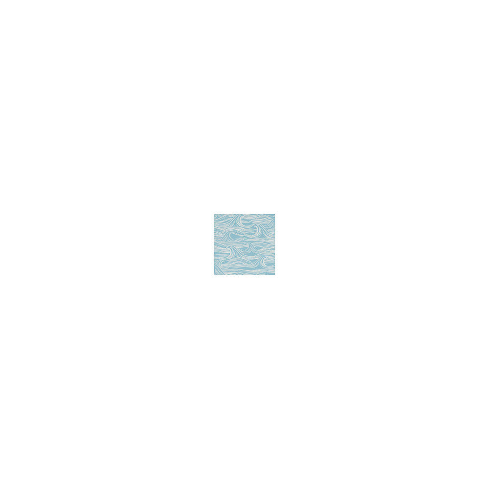 Surf Aqua by Clarke And Clarke Fabric CLARKE & CLARKE LAND & SEA COTTON - 100% Turkey MEDIUM Horizontal: 13.5 and Vertical: 12.4 54 - Fabric Carolina -