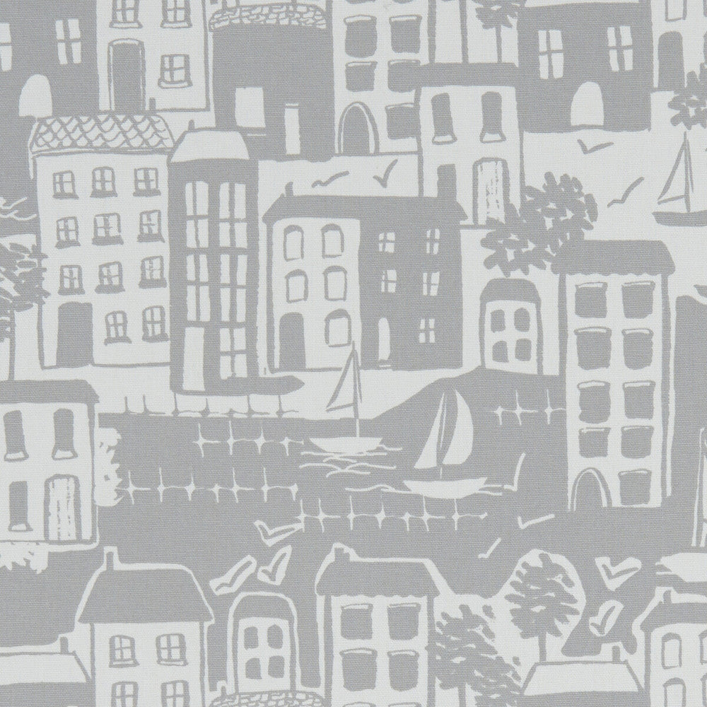 Waterside Grey by Clarke And Clarke Fabric Clarke And Clarke Fabric Waterside GreyFabric CLARKE & CLARKE LAND & SEA COTTON - 100% Turkey </p><p>Repeat: H: 26.97, V: 12.4 54 - Fabric Carolina -