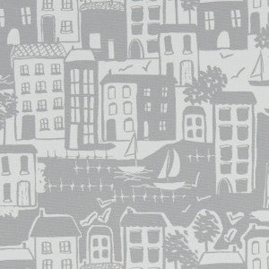 Waterside Grey by Clarke And Clarke Fabric