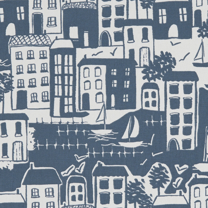 Waterside Navy by Clarke And Clarke Fabric Clarke And Clarke Fabric Waterside NavyFabric CLARKE & CLARKE LAND & SEA COTTON - 100% Turkey </p><p>Repeat: H: 26.97, V: 12.4 54 - Fabric Carolina -
