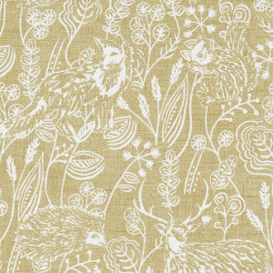 Westleton Ochre by Clarke And Clarke Fabric
