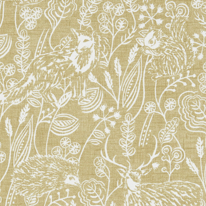 Westleton Ochre by Clarke And Clarke Fabric CLARKE & CLARKE LAND & SEA COTTON - 100% Turkey MEDIUM Horizontal: 26.97 and Vertical: 15.94 54 - Fabric Carolina -