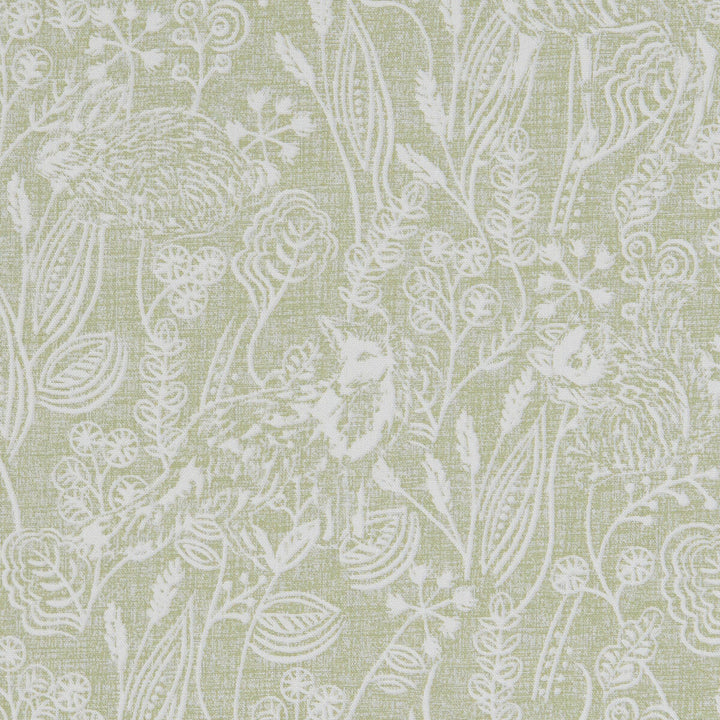 Westleton Sage by Clarke And Clarke Designer Fabric CLARKE & CLARKE LAND & SEA COTTON - 100% Turkey MEDIUM Horizontal: 26.97 and Vertical: 15.94 54 - Swanky Fabrics -
