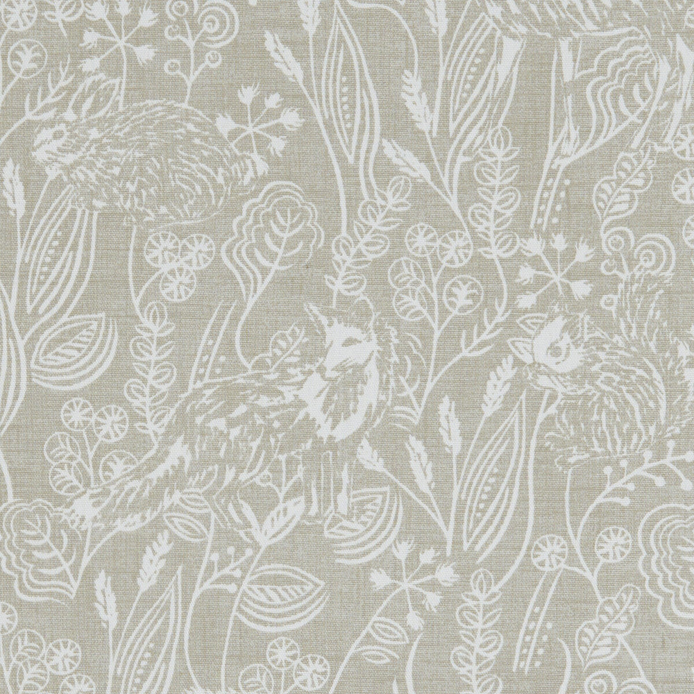 Westleton Taupe by Clarke And Clarke Fabric CLARKE & CLARKE LAND & SEA COTTON - 100% Turkey MEDIUM Horizontal: 26.97 and Vertical: 15.94 54 - Fabric Carolina -