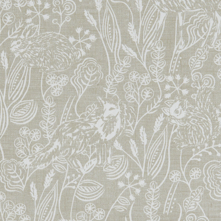 Westleton Taupe by Clarke And Clarke Fabric CLARKE & CLARKE LAND & SEA COTTON - 100% Turkey MEDIUM Horizontal: 26.97 and Vertical: 15.94 54 - Fabric Carolina -