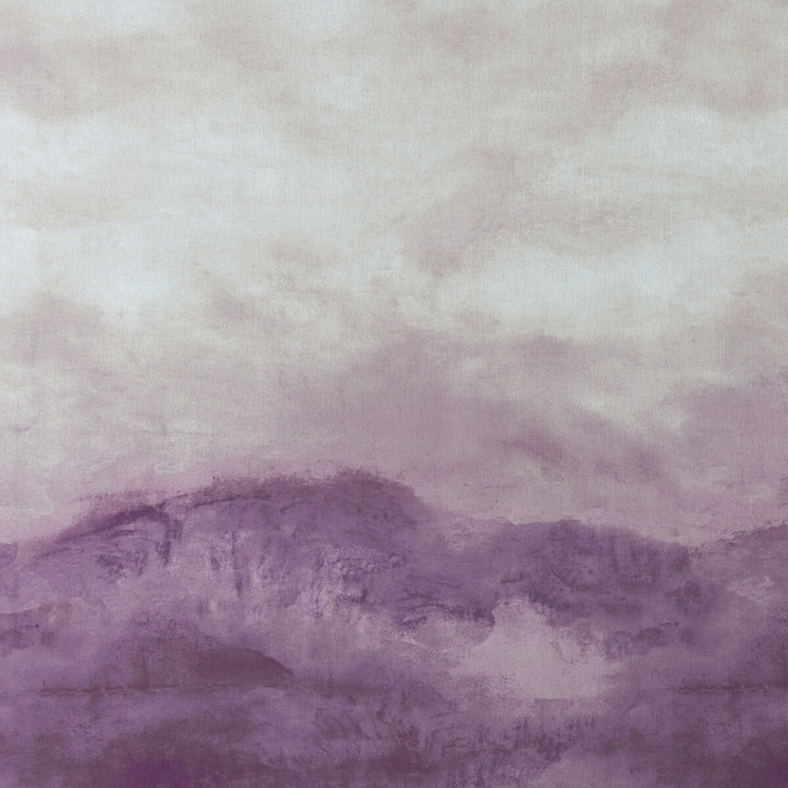 Landscape Damson/Taupe by Clarke And Clarke Fabric CLARKE & CLARKE ELEMENTA TREVIRA - 100% Turkey HEAVY Horizontal: 39.17 and Vertical: 116.93 117 - Fabric Carolina -
