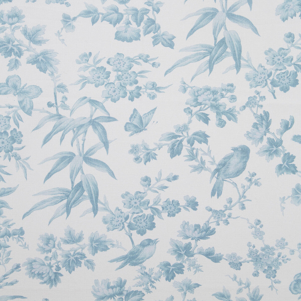 Amelia Seafoam by Clarke And Clarke Fabric CLARKE & CLARKE OASIS WP & FABRIC COTTON - 100% Spain MEDIUM Horizontal: and Vertical: 54.375 - Fabric Carolina -
