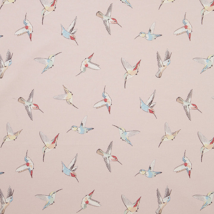 Hummingbird Pink by Clarke And Clarke Fabric CLARKE & CLARKE OASIS WP & FABRIC COTTON - 100% Spain MEDIUM Horizontal: - and Vertical: - 54.375 - Fabric Carolina -