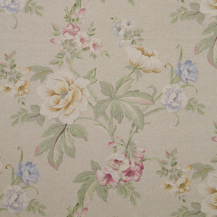 Bailey Culla Linen by Clarke And Clarke Fabric CLARKE & CLARKE OASIS WP & FABRIC COTTON - 80%;POLYESTER - 20% Spain MEDIUM Horizontal: - and Vertical: - 54.375 - Fabric Carolina -