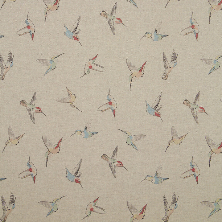 Hummingbird Culla Linen by Clarke And Clarke Fabric CLARKE & CLARKE OASIS WP & FABRIC COTTON - 80%;POLYESTER - 20% Spain MEDIUM Horizontal: - and Vertical: - 54.375 - Fabric Carolina -