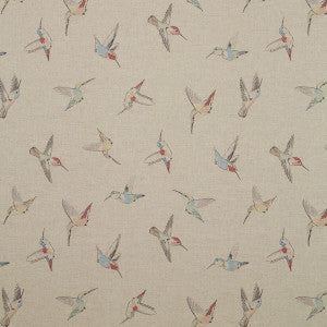 Hummingbird Culla Linen by Clarke And Clarke Fabric