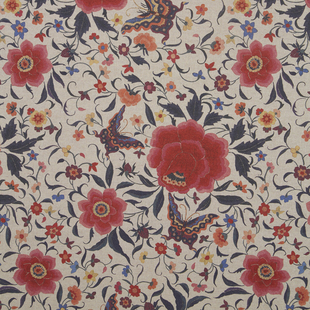 La Habana Culla Habana Linen by Clarke And Clarke Fabric CLARKE & CLARKE OASIS WP & FABRIC COTTON - 80%;POLYESTER - 20% Spain MEDIUM Horizontal: - and Vertical: - 54.375 - Fabric Carolina -