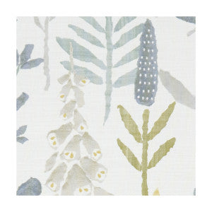 Bellflower Chambray/Honey by Clarke And Clarke Fabric