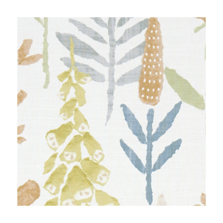Bellflower Pastel by Clarke And Clarke Fabric CLARKE & CLARKE ROOF GARDEN COTTON - 100% Turkey MEDIUM Horizontal: 27.17 and Vertical: 24.8 54 - Fabric Carolina -