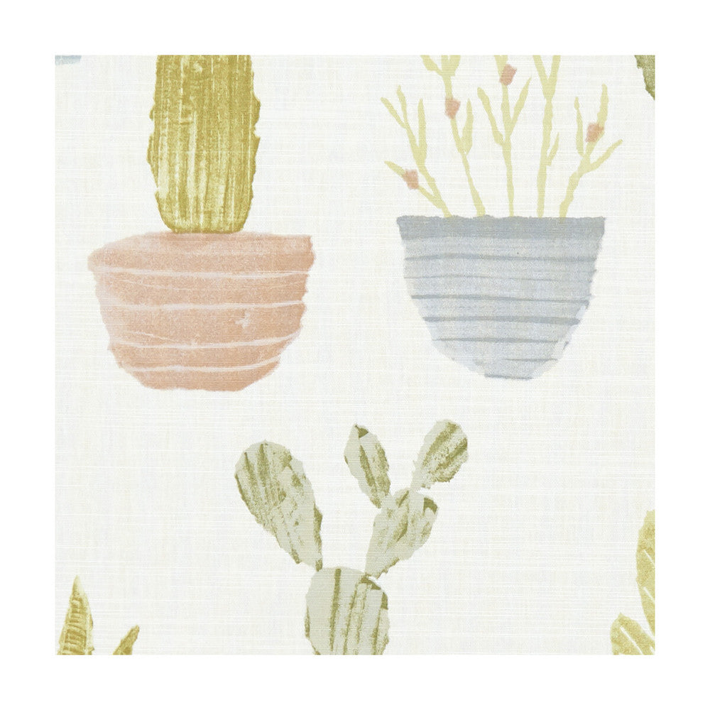 Cactus Pastel by Clarke And Clarke Fabric Clarke And Clarke Fabric Cactus PastelFabric CLARKE & CLARKE ROOF GARDEN COTTON - 100% Turkey </p><p>Repeat: H: 36.22, V: 17.72 54 - Fabric Carolina -