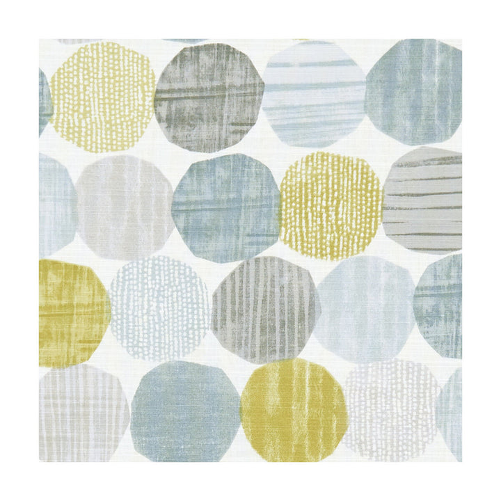 Stepping Stones Mineral by Clarke And Clarke Fabric CLARKE & CLARKE ROOF GARDEN COTTON - 100% Turkey MEDIUM Horizontal: 27.17 and Vertical: 12.4 54 - Fabric Carolina -