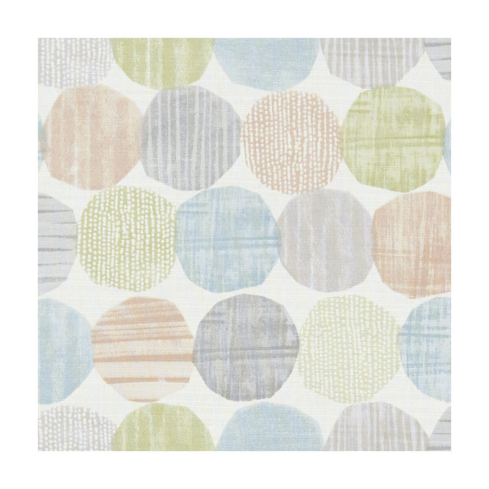 Stepping Stones Pastel by Clarke And Clarke Fabric CLARKE & CLARKE ROOF GARDEN COTTON - 100% Turkey MEDIUM Horizontal: 27.17 and Vertical: 12.4 54 - Fabric Carolina -