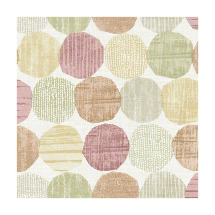 Stepping Stones Spice by Clarke And Clarke Designer Fabric CLARKE & CLARKE ROOF GARDEN COTTON - 100% Turkey MEDIUM Horizontal: 27.17 and Vertical: 12.4 54 - Swanky Fabrics -