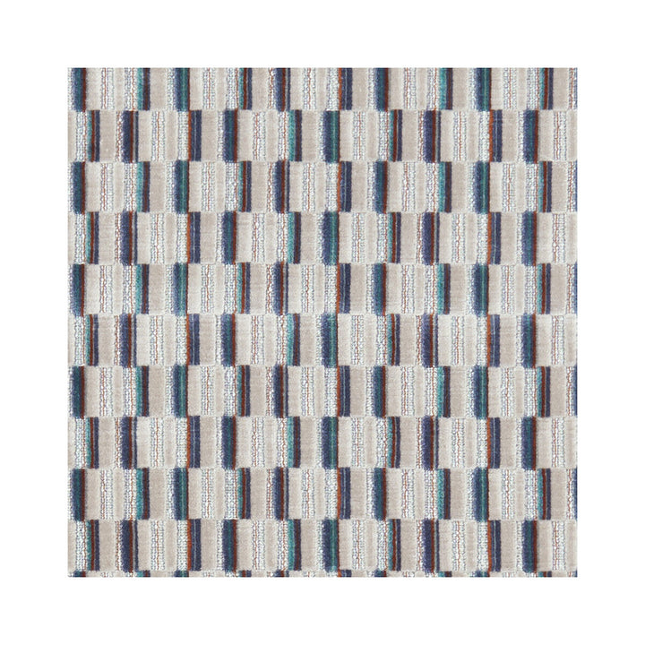 Cubis Kingfisher by Clarke And Clarke Designer Fabric CLARKE & CLARKE KALEIDOSCOPE POLYESTER - 56%;VISCOSE - 36%;COTTON - 8% India HEAVY Horizontal: 2.24 and Vertical: 2.28 54 - Swanky Fabrics -