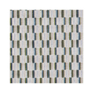 Cubis Peacock by Clarke And Clarke Fabric