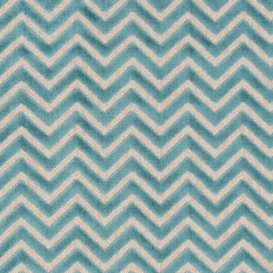 F1243 12 Prisma Teal by Clarke and Clarke Fabric CLARKE & CLARKE POLYESTER - 59%;VISCOSE - 41% India HEAVY Horizontal: 2.28 and Vertical: 1.02 54  - Fabric Carolina -