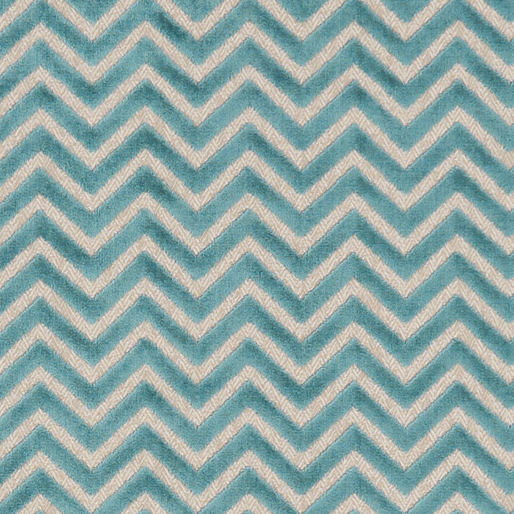F1243 12 Prisma Teal by Clarke and Clarke Fabric CLARKE & CLARKE POLYESTER - 59%;VISCOSE - 41% India HEAVY Horizontal: 2.28 and Vertical: 1.02 54  - Fabric Carolina -