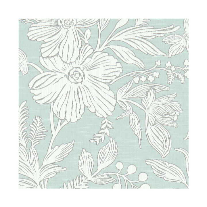 Hollyhurst Duckegg by Clarke And Clarke Fabric CLARKE & CLARKE MARBURY POLYESTER - 58%;COTTON - 42% India MEDIUM Horizontal: 18.11 and Vertical: 29.45 55 - Fabric Carolina -