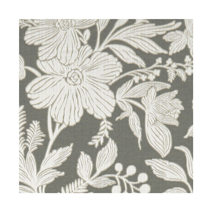 Hollyhurst Charcoal by Clarke And Clarke Fabric CLARKE & CLARKE MARBURY POLYESTER - 58%;COTTON - 42% India MEDIUM Horizontal: 18.11 and Vertical: 29.45 55 - Fabric Carolina -