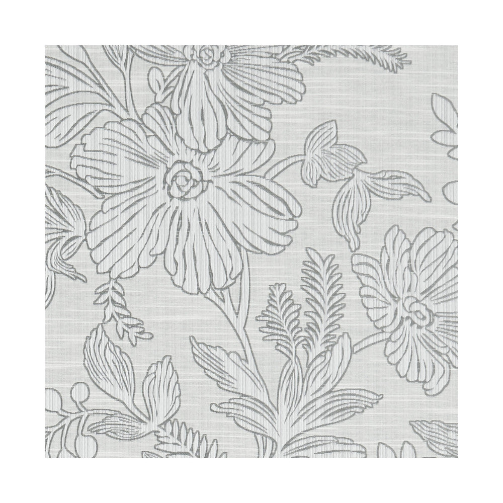 Hollyhurst Silver by Clarke And Clarke Fabric CLARKE & CLARKE MARBURY POLYESTER - 58%;COTTON - 42% India MEDIUM Horizontal: 18.11 and Vertical: 29.45 55 - Fabric Carolina -