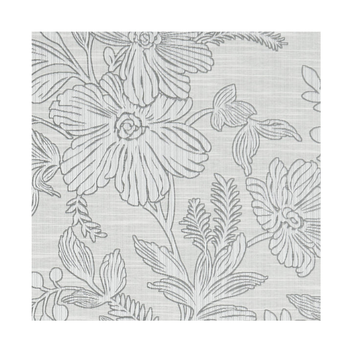 Hollyhurst Silver by Clarke And Clarke Fabric CLARKE & CLARKE MARBURY POLYESTER - 58%;COTTON - 42% India MEDIUM Horizontal: 18.11 and Vertical: 29.45 55 - Fabric Carolina -