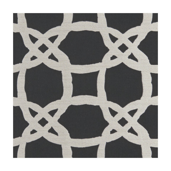 Fascino Nero by Clarke And Clarke Fabric CLARKE & CLARKE LUSSO 2 POLYESTER - 71%;COTTON - 29% India - Horizontal: 6.77 and Vertical: 6.3 54 - Fabric Carolina -