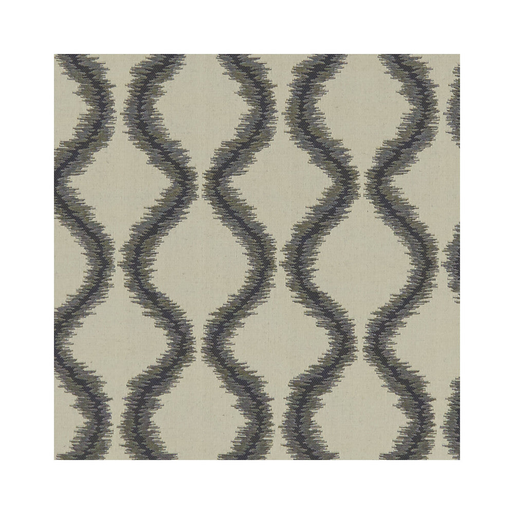 Solare Nero by Clarke And Clarke Designer Fabric CLARKE & CLARKE LUSSO 2 POLYESTER - 57%;COTTON - 43% India - Horizontal: 9.09 and Vertical: 11.1 54 - Swanky Fabrics -