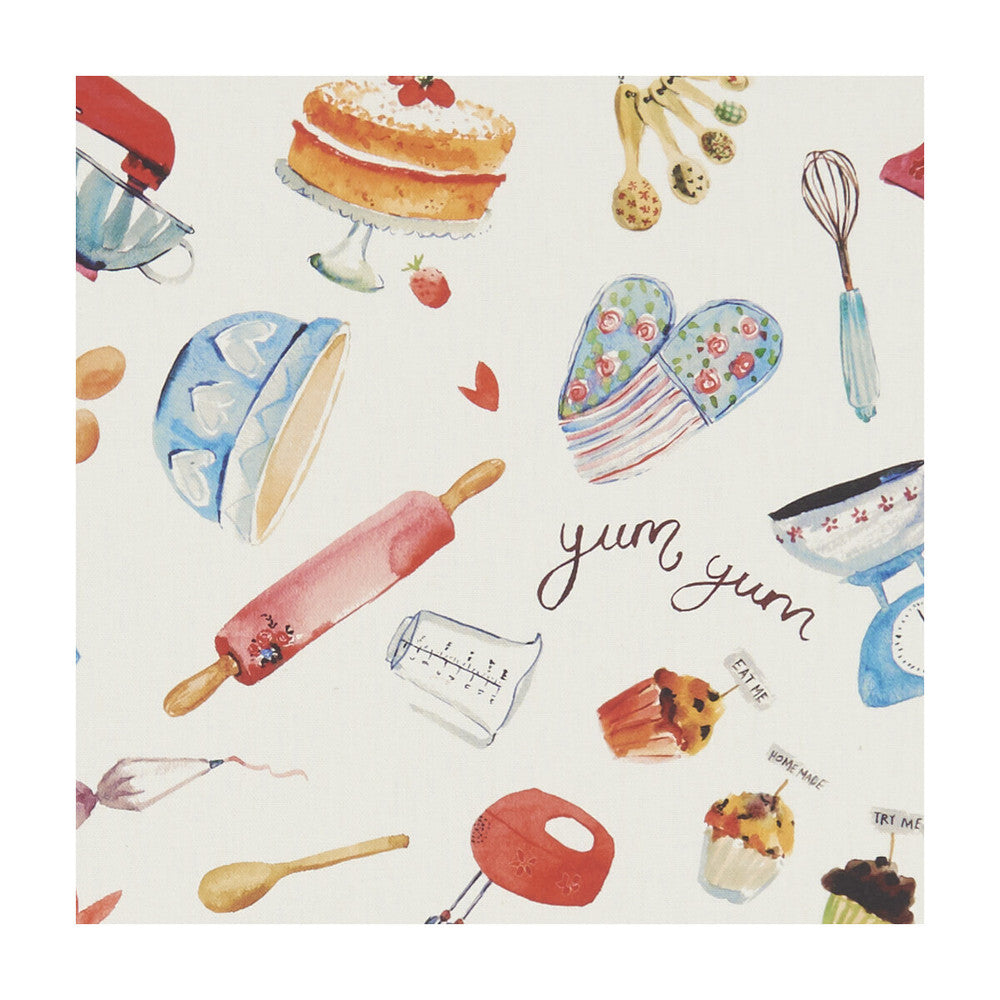 Bake Off Cream by Clarke And Clarke Fabric Clarke And Clarke Fabric Bake Off CreamFabric CLARKE & CLARKE VILLAGE LIFE COTTON - 100% Spain </p><p>Repeat: H: 13.58, V: 13.62 55 - Fabric Carolina -