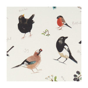 Bird Watch Cream by Clarke And Clarke Fabric