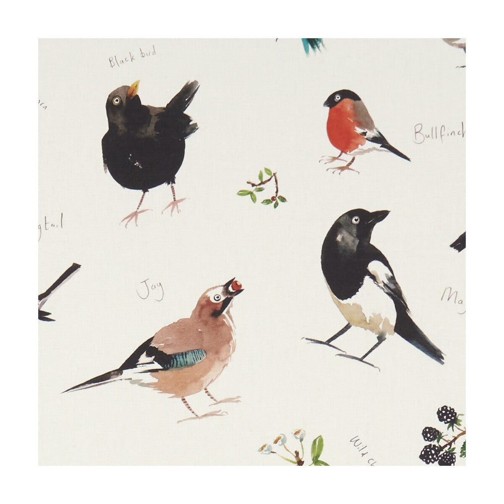 Bird Watch Cream by Clarke And Clarke Fabric Clarke And Clarke Fabric Bird Watch CreamFabric CLARKE & CLARKE VILLAGE LIFE COTTON - 100% Spain </p><p>Repeat: H: 27.17, V: 24.8 55 - Fabric Carolina -