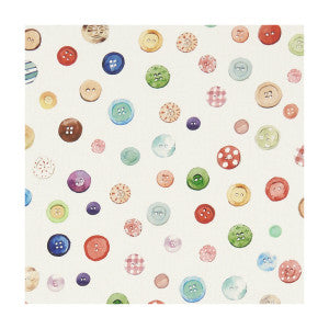 Button Box Cream by Clarke And Clarke Fabric