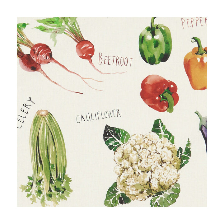 Farmers Market Cream by Clarke And Clarke Fabric CLARKE & CLARKE VILLAGE LIFE COTTON - 100% Spain MEDIUM Horizontal: 27.17 and Vertical: 24.8 55 - Fabric Carolina -