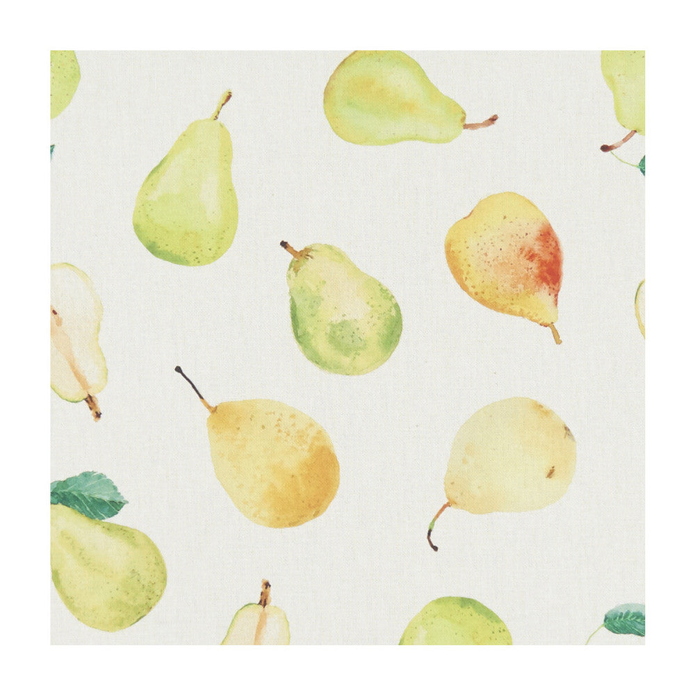 Pears Cream by Clarke And Clarke Fabric CLARKE & CLARKE VILLAGE LIFE COTTON - 100% Spain MEDIUM Horizontal: 13.58 and Vertical: 24.57 55 - Fabric Carolina -