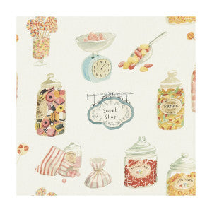 Sweetshop Cream by Clarke And Clarke Fabric