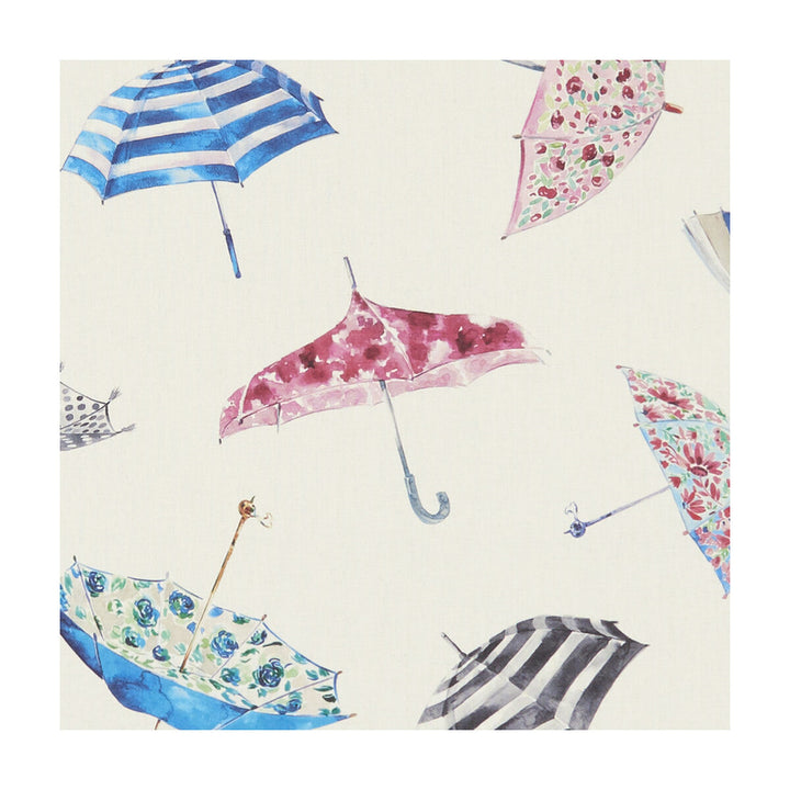 Umbrellas Cream by Clarke And Clarke Fabric Clarke And Clarke Fabric Umbrellas CreamFabric CLARKE & CLARKE VILLAGE LIFE COTTON - 100% Spain </p><p>Repeat: H: 27.17, V: 24.8 55 - Fabric Carolina -