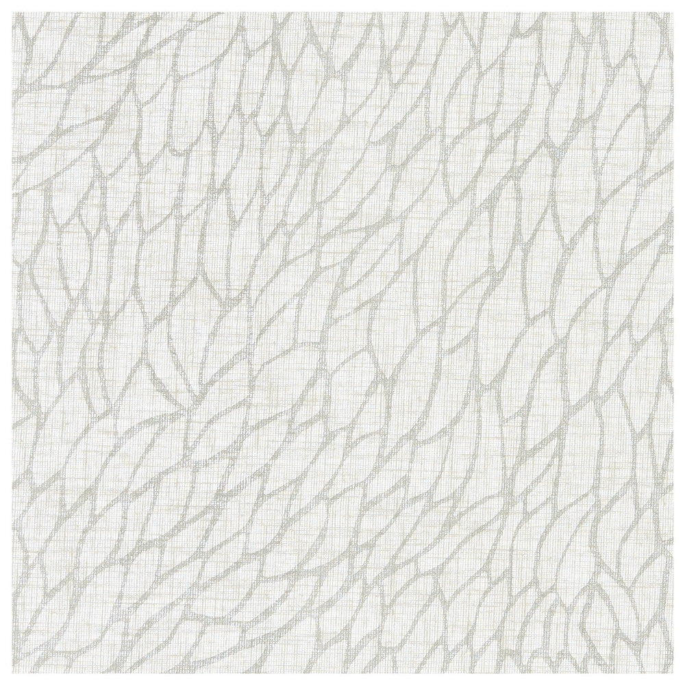 Corallino Sheer Chalk/Silver by Clarke And Clarke Designer Fabric CLARKE & CLARKE LUSSO SHEERS POLYESTER - 100% Turkey Horizontal: 9.84 and Vertical: 22.05 117 - Swanky Fabrics -