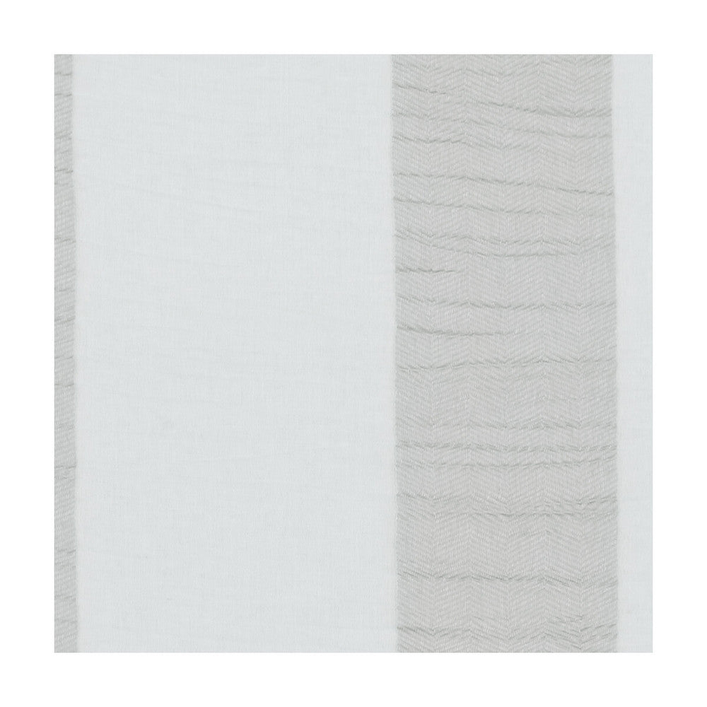 Lucido Silver by Clarke And Clarke Designer Fabric CLARKE & CLARKE LUSSO SHEERS POLYESTER - 55%;VISCOSE - 25%;LINEN - 20% Turkey Horizontal: 10.94 and Vertical: 0 121 - Swanky Fabrics -