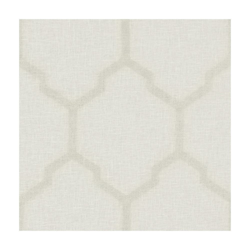 Arturo Ivory/Gold by Clarke And Clarke Designer Fabric CLARKE & CLARKE LUSSO SHEERS LINEN - 50%;POLYESTER - 50% Turkey Horizontal: 6.3 and Vertical: 10.24 117 - Swanky Fabrics -