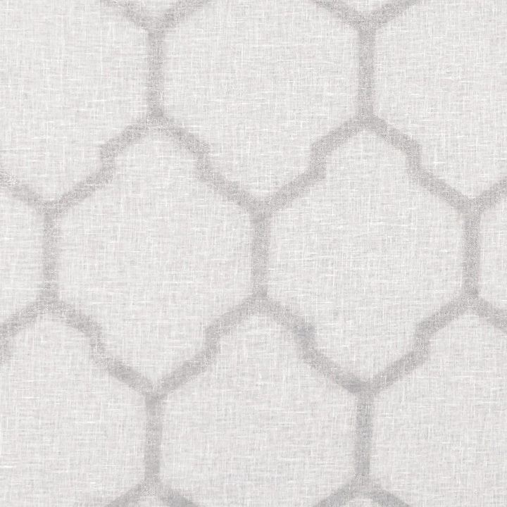 Arturo Silver by Clarke And Clarke Fabric CLARKE & CLARKE LUSSO SHEERS LINEN - 50%;POLYESTER - 50% Turkey - Horizontal: 6.3 and Vertical: 10.24 117 - Fabric Carolina -